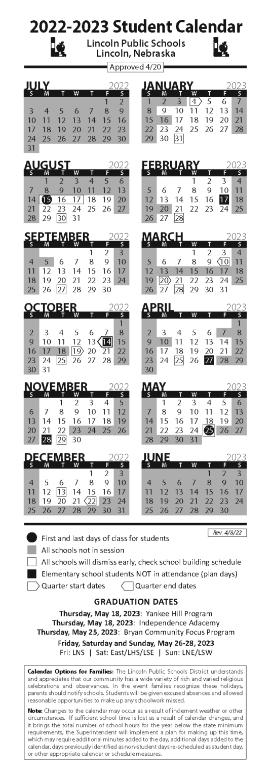 Calendar Hartley Elementary School